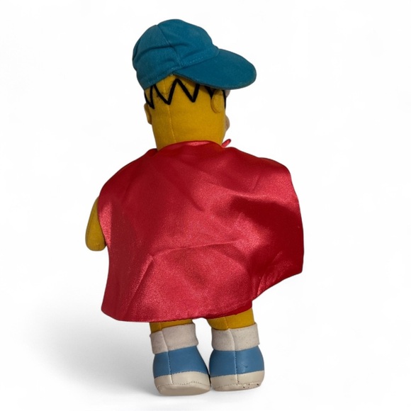 Vintage 2005 The Simpsons Homer Plush Dancin’ Homer Doll Red Cape 14” Plush Toy - Picture 3 of 6